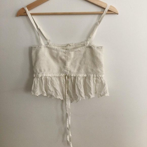 Aritzia Wilfred La Boheme Dareau crop top - Picture 2 of 2